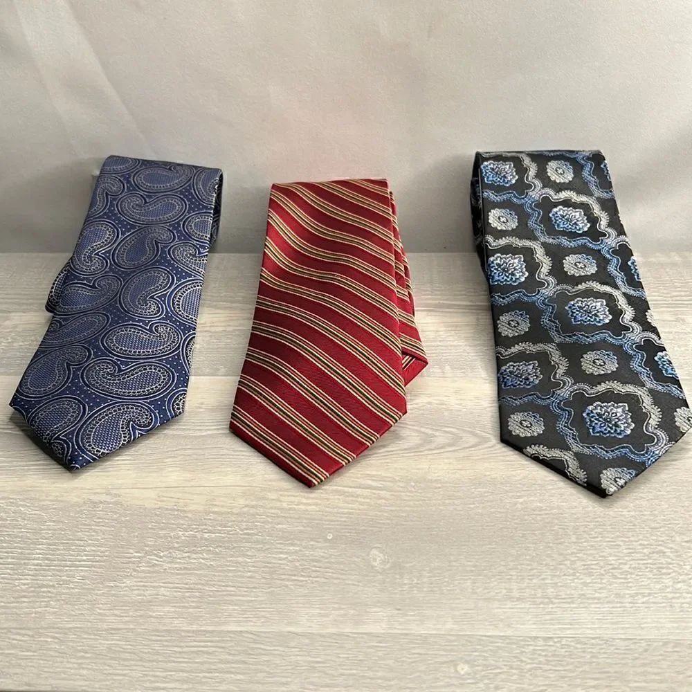 Bundle of 3 Men’s silk ties Brand New With Tags